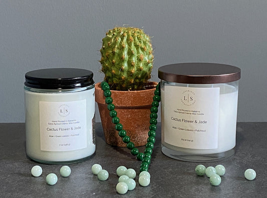 Image of Cactus Flower &amp; Jade candle by Luxurious Scentsations of Alabama